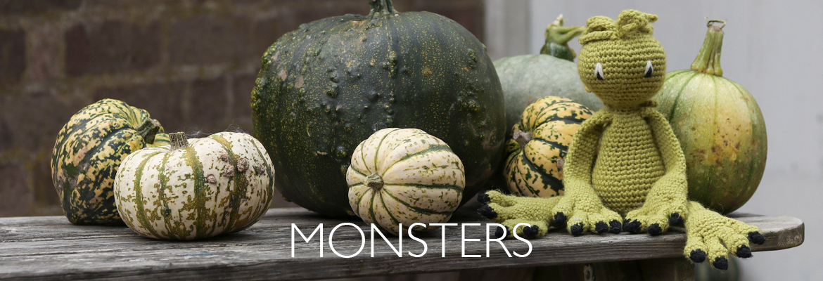 halloween monsters spooky crochet pattern